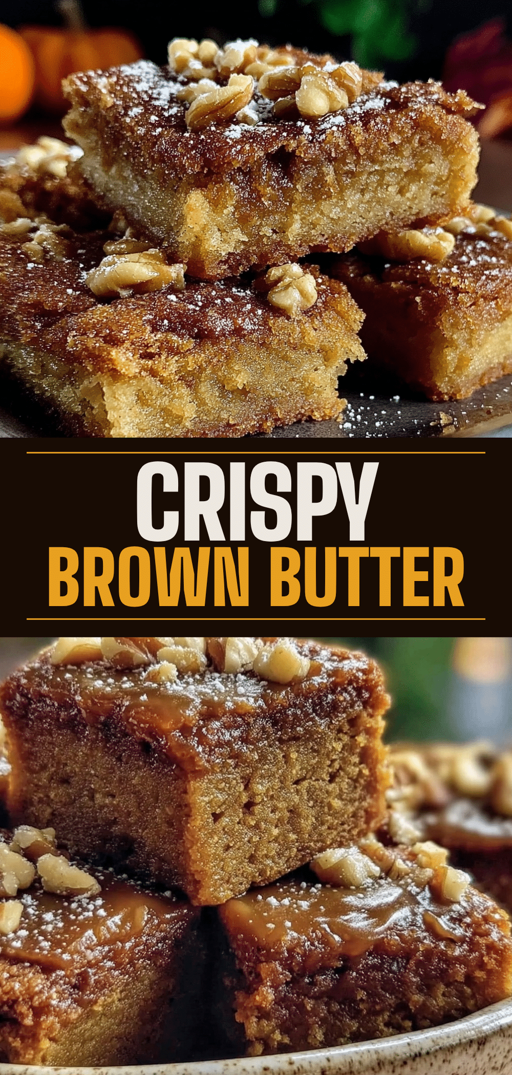 Fall Cookie Bars: 5-Ingredient Brown Butter Simplicity 5 fall cookie bars with brown butter and cinnamon spice recipe