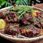 fall crockpot beef stew - featured image