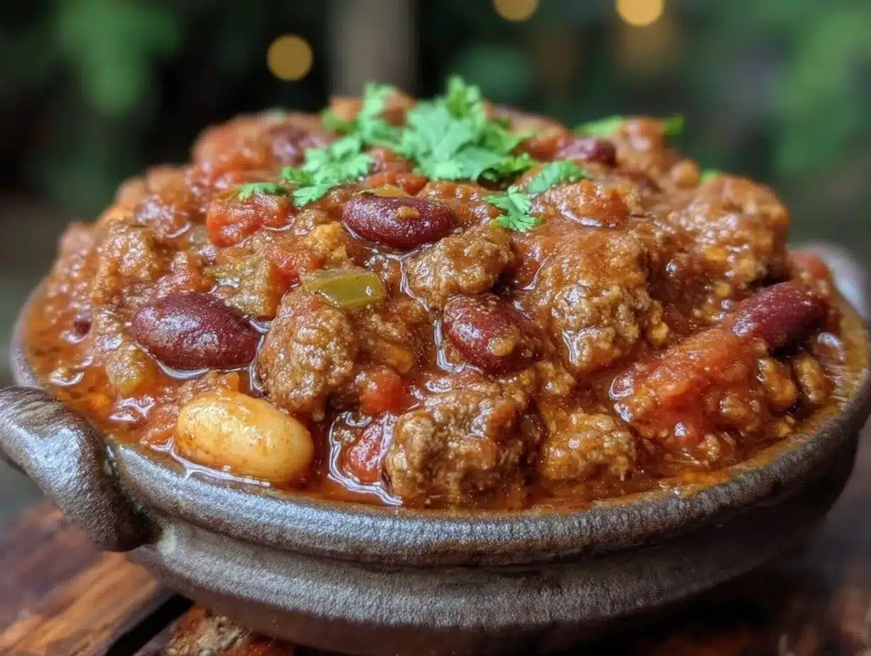 Fall Crockpot Chili: Easiest 5-Ingredient Slow Cooker Recipe 4 fall crockpot chili preparation steps