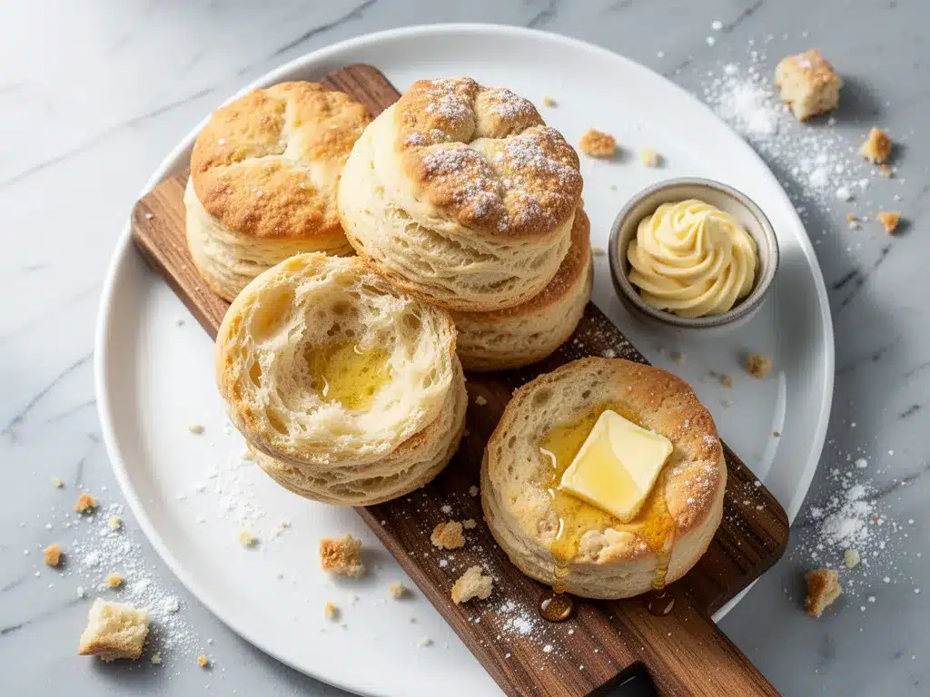 Flaky Southern Buttermilk Biscuits: 5-Ingredient Easy Recipe 4 Flaky Southern Buttermilk Biscuits preparation steps