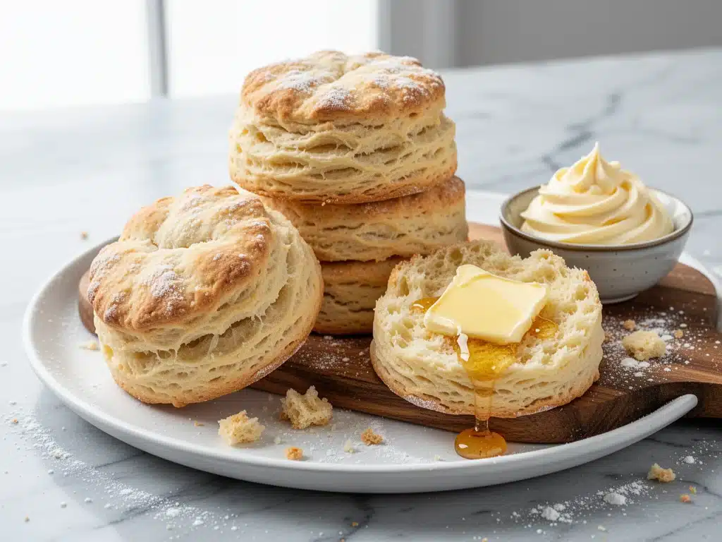 Flaky Southern Buttermilk Biscuits - featured image