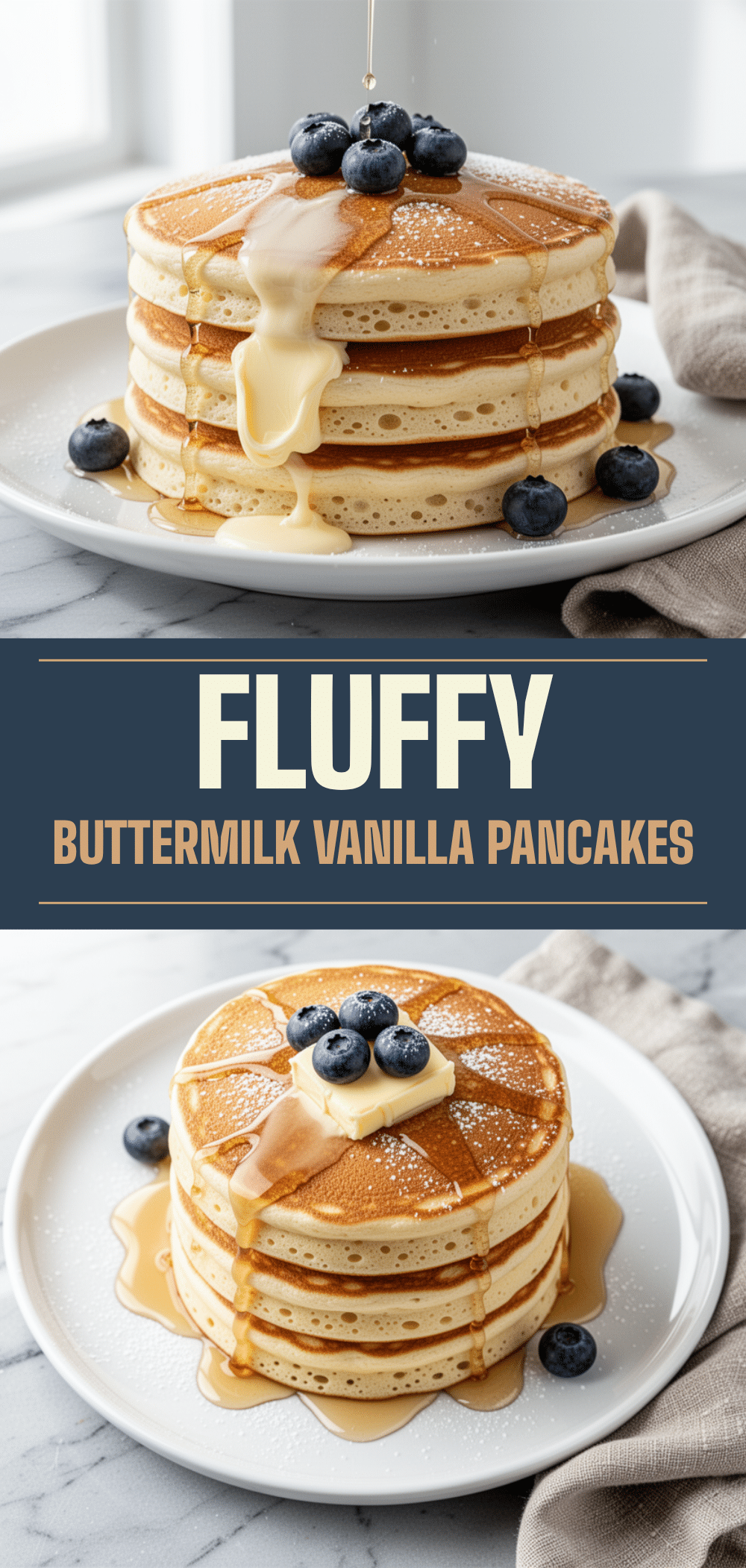 Fluffy Buttermilk Vanilla Pancakes: Best Easy Weekend Recipe 5 Fluffy Buttermilk Vanilla Pancakes recipe