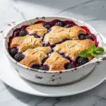 fresh blackberry cobbler - featured image
