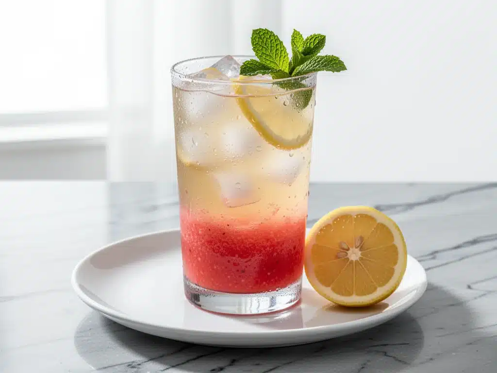fresh squeezed strawberry lemonade - featured image