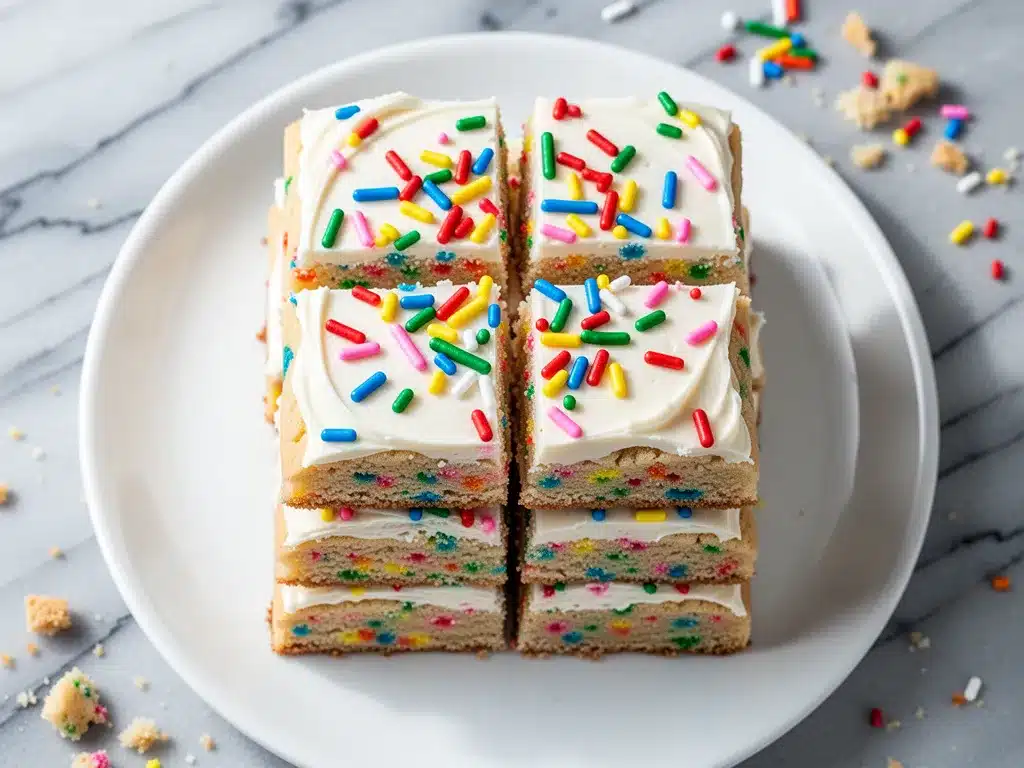 Frosted Confetti Sugar Cookie Bars: 5 Easy Back-to-School Party Ideas 4 Frosted Confetti Sugar Cookie Bars preparation steps