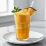 frozen mango pineapple smoothie - featured image