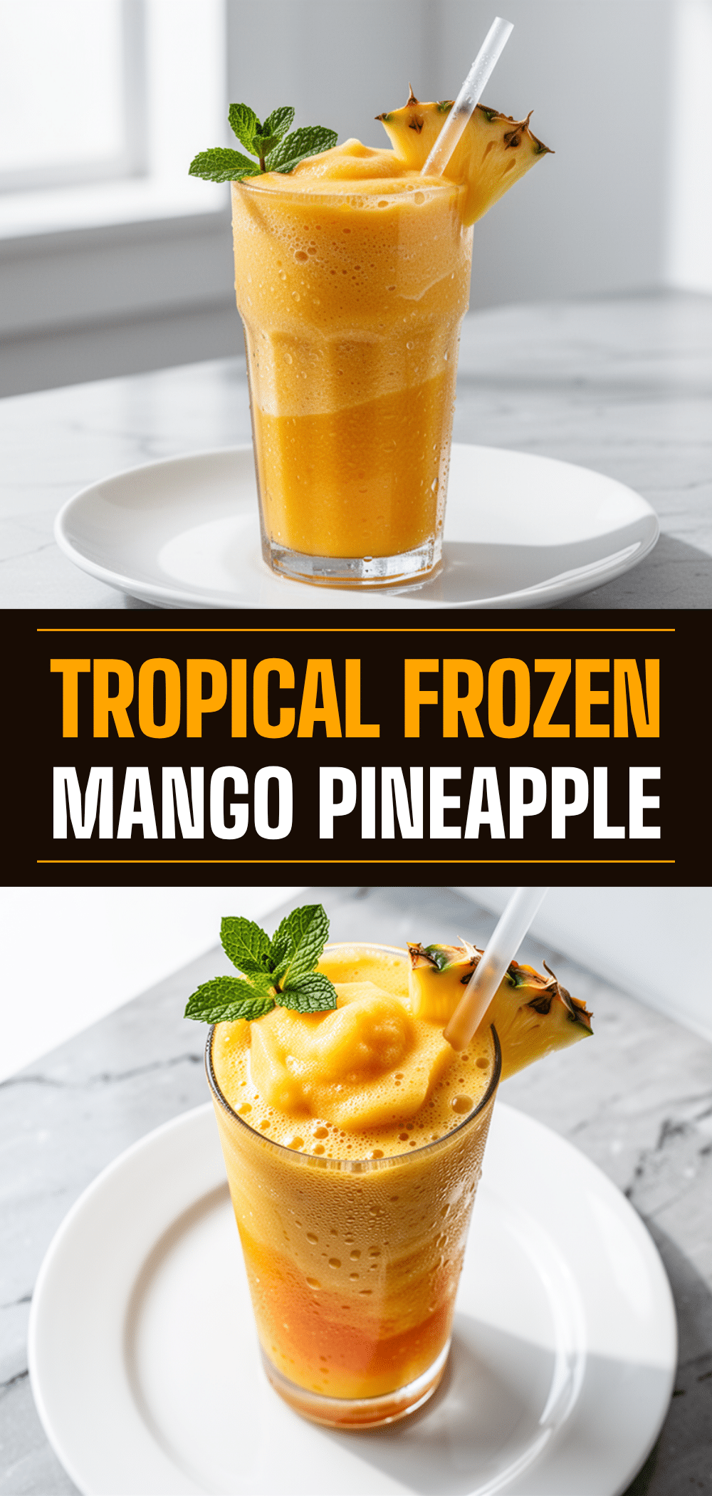 Frozen Mango Pineapple Smoothie: 3-Ingredient Breakfast 5 frozen mango pineapple smoothie recipe