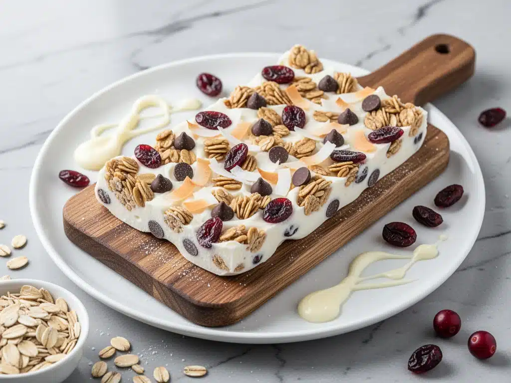 Frozen Yogurt Granola Bark - featured image