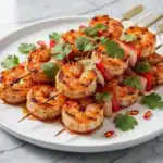 Grilled Honey Chipotle Shrimp Skewers - featured image