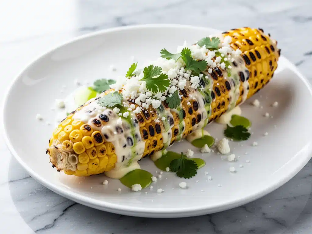 grilled street corn elote - featured image