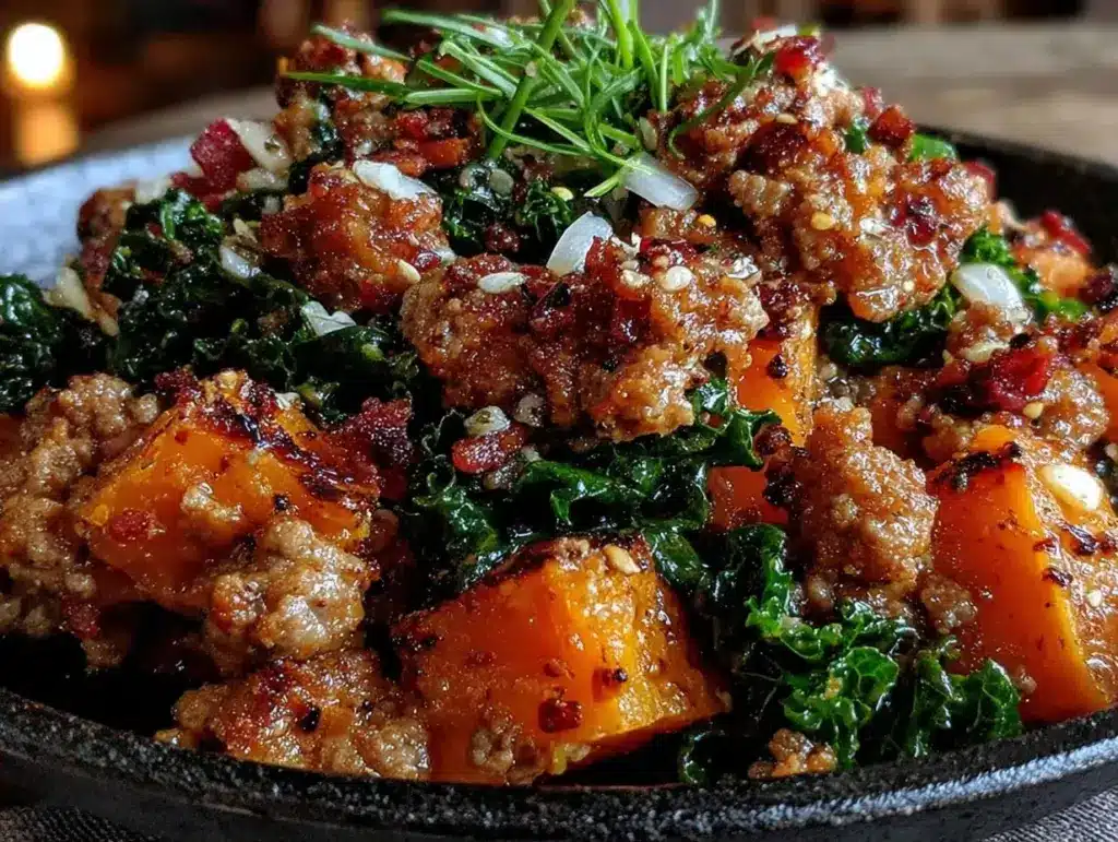 ground turkey skillet - featured image