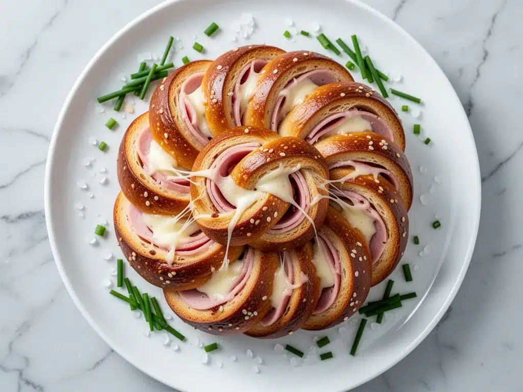 Ham and Cheese Pretzel Pinwheels: Easy Lunchbox Ideas 4 ham and cheese pretzel pinwheels preparation steps