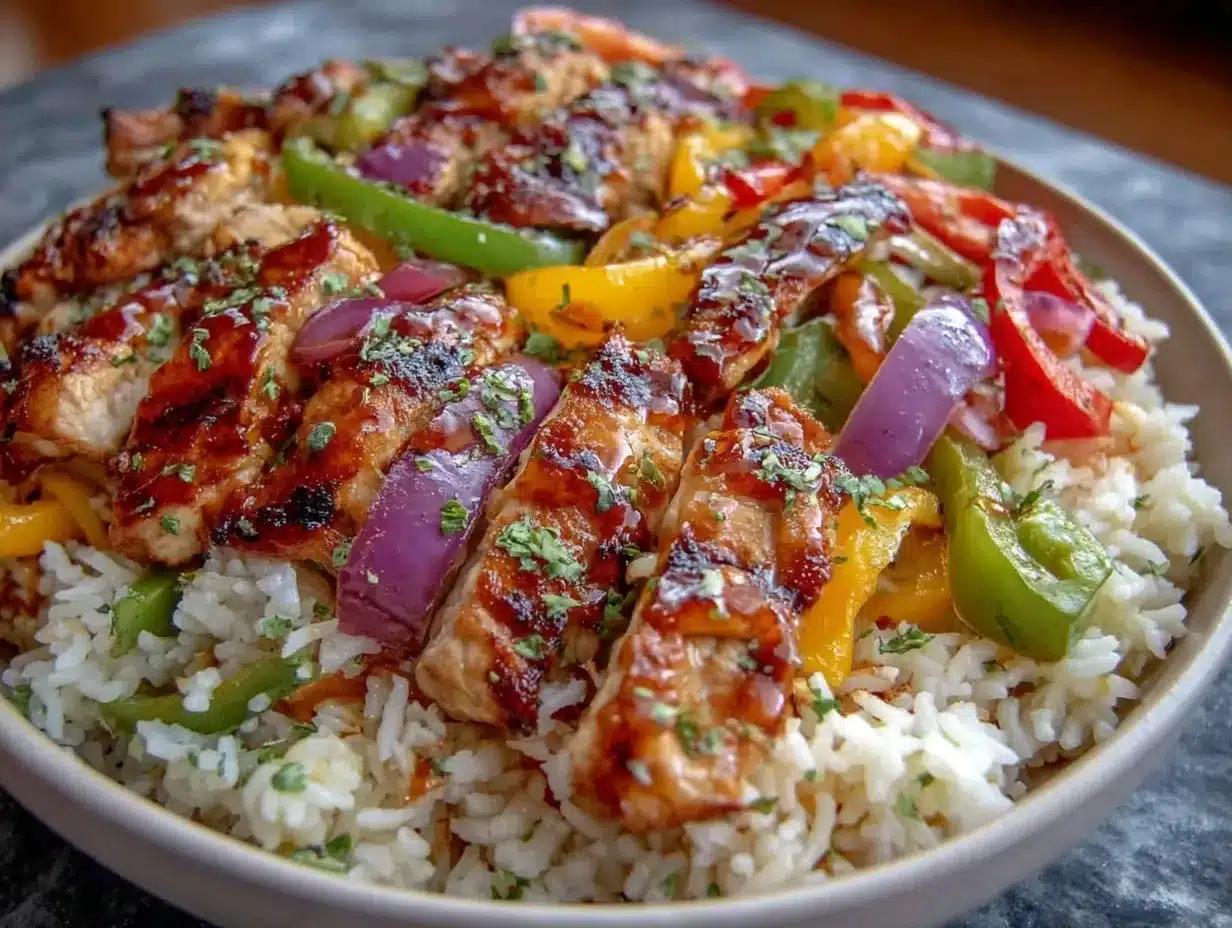 Healthy Chicken Fajita Bowl: Easy One-Pot Meal 4 Healthy Chicken Fajita Bowl preparation steps