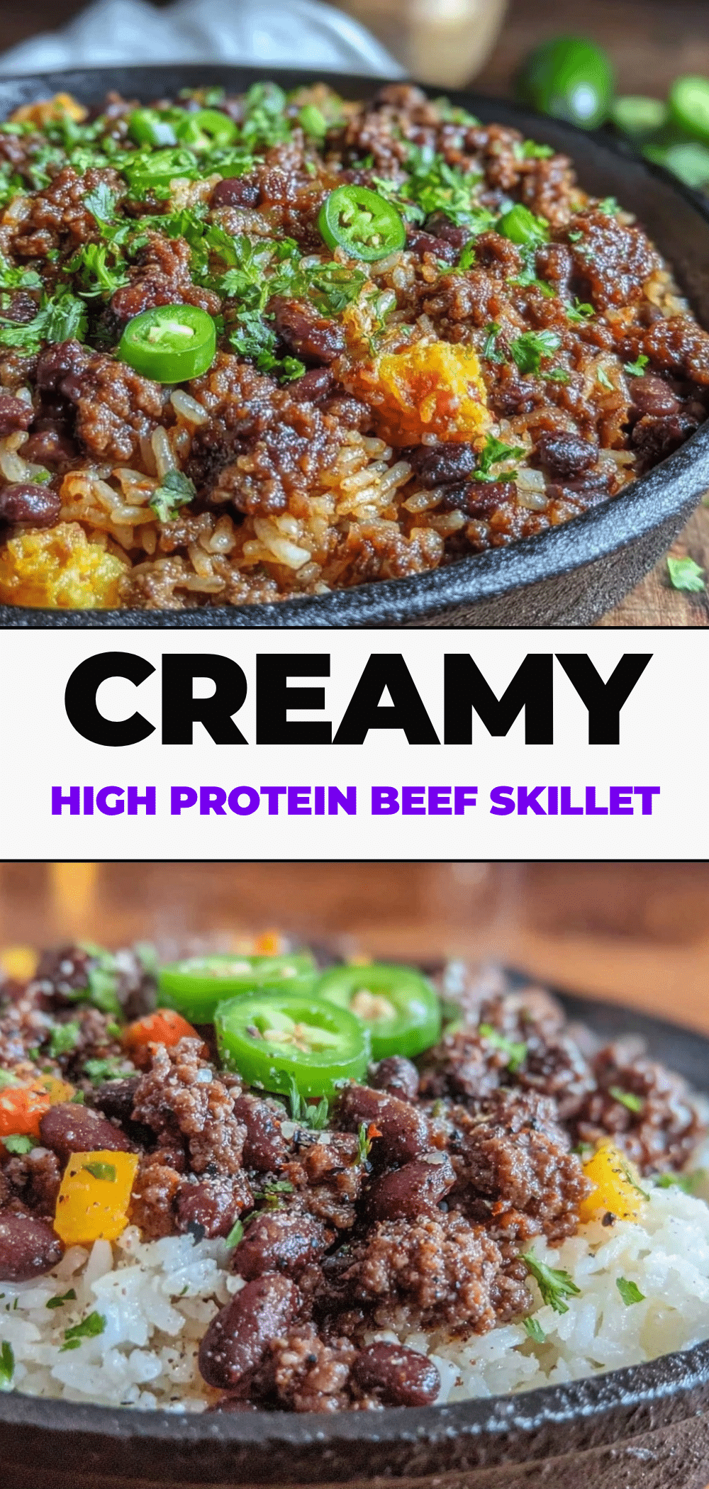 High Protein Ground Beef Skillet: 3-Ingredient Forgiving Dinner 5 high protein ground beef skillet recipe