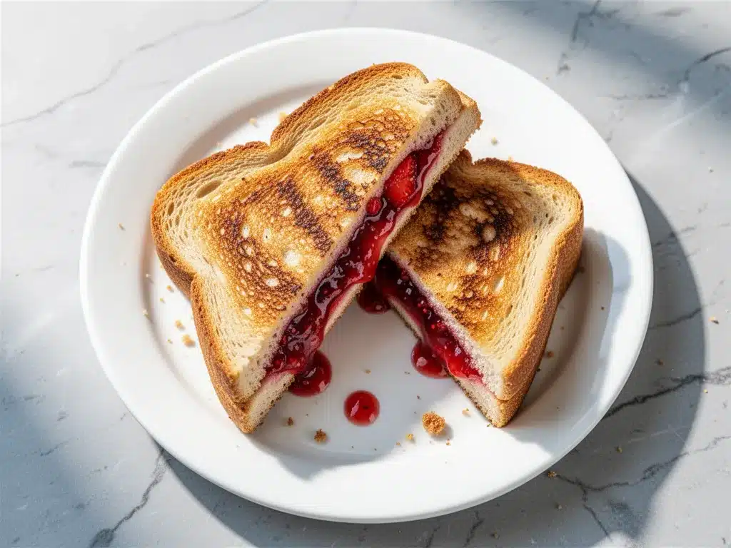 Homemade Uncrustables: Easy Strawberry Jam School Lunches 4 homemade Uncrustables preparation steps