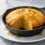 honey butter skillet cornbread - featured image