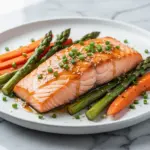 honey garlic glazed salmon - featured image