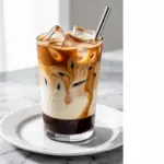 iced brown sugar vanilla latte - featured image