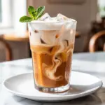 iced vanilla chai latte - featured image