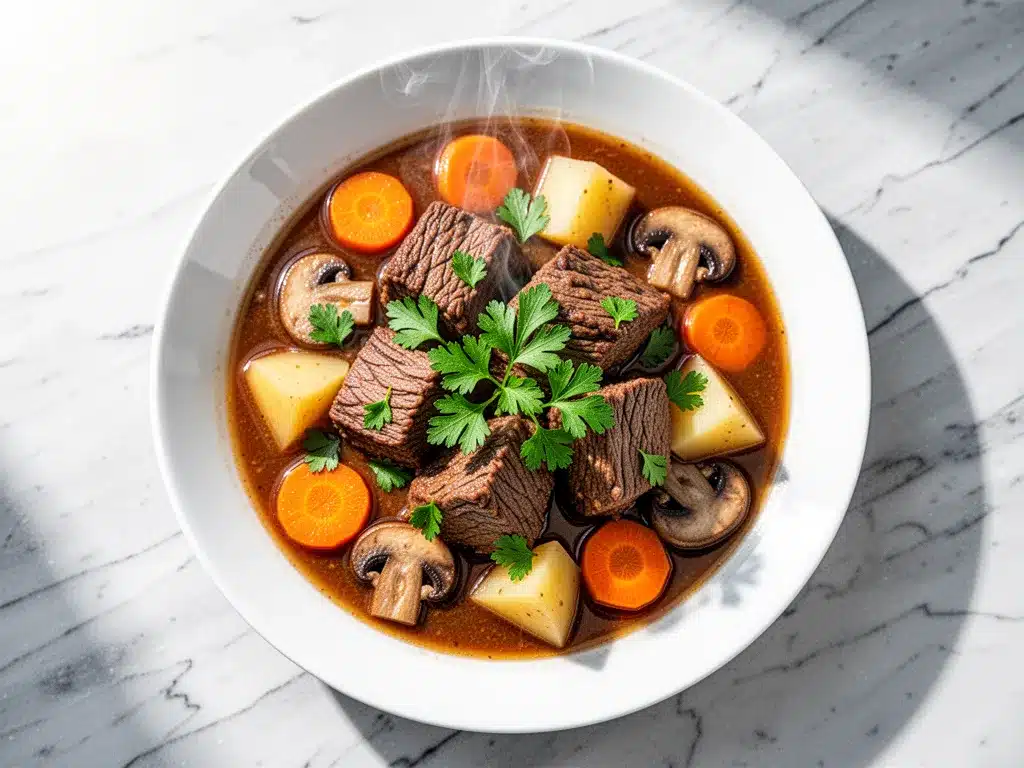 Instant Pot Beef Stew: 5 Easy Weeknight Dinner 4 Instant Pot Beef Stew preparation steps