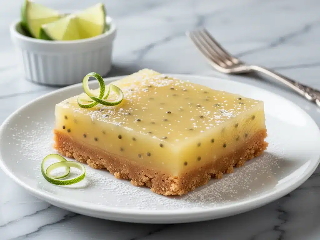key lime pie bars - featured image