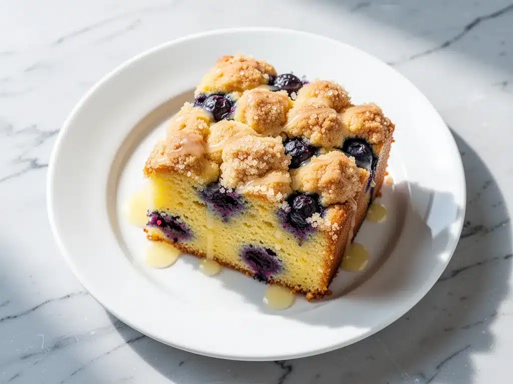 Lemon Blueberry Buckle: 10 Best Weekend Brunch Recipe 4 lemon blueberry buckle preparation steps