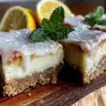 lemon cheesecake bars - featured image