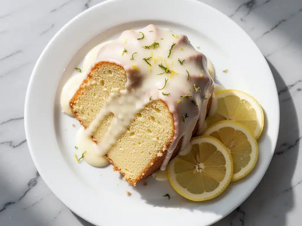 Lemon Cream Cheese Pound Cake: 5-Ingredient Easy Brunch Recipe 4 lemon cream cheese pound cake preparation steps