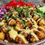mediterranean chickpea bowl - featured image