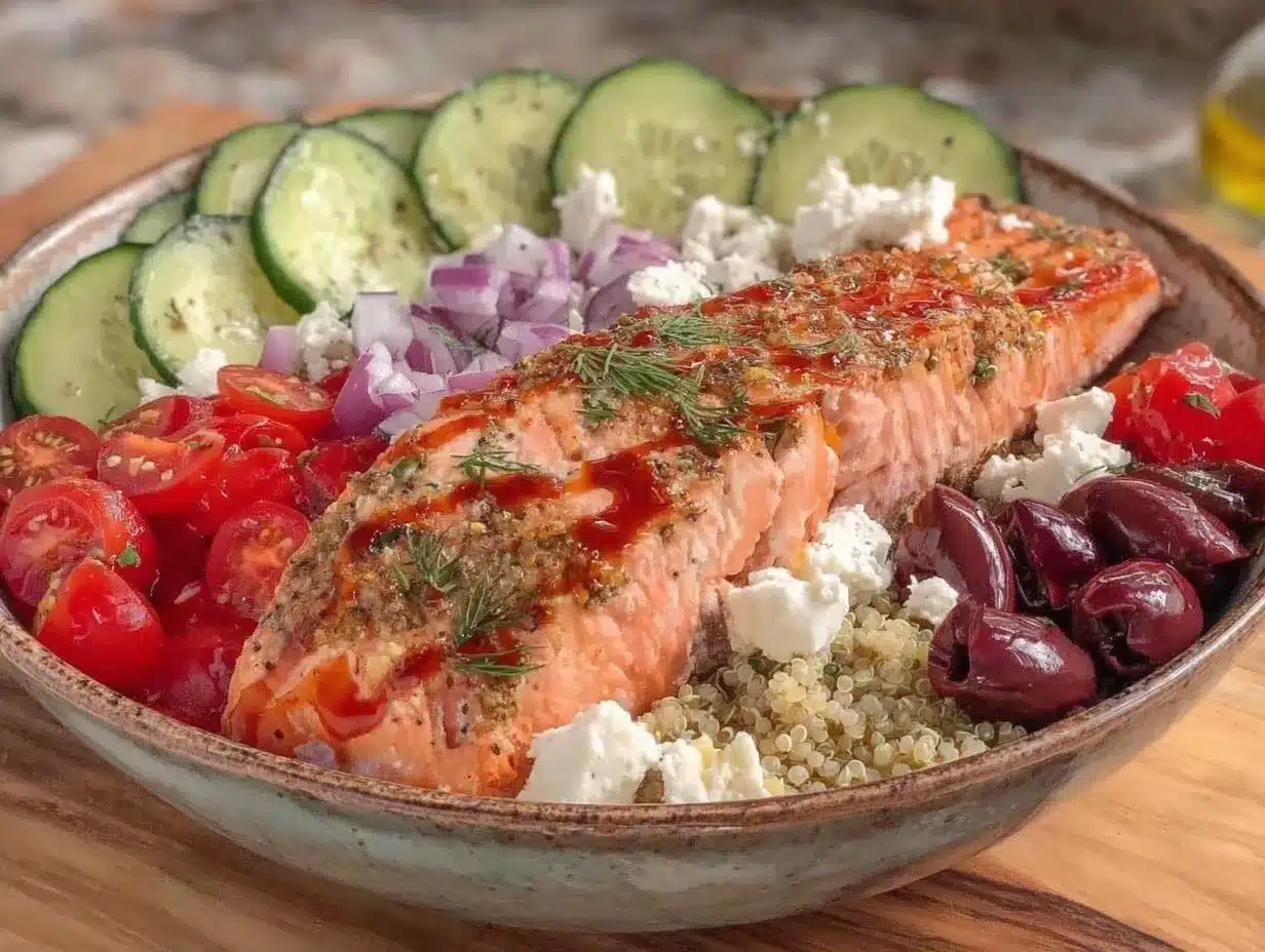 Mediterranean Salmon Bowl: Easy, Beginner-Friendly & Foolproof 4 Mediterranean Salmon Bowl preparation steps