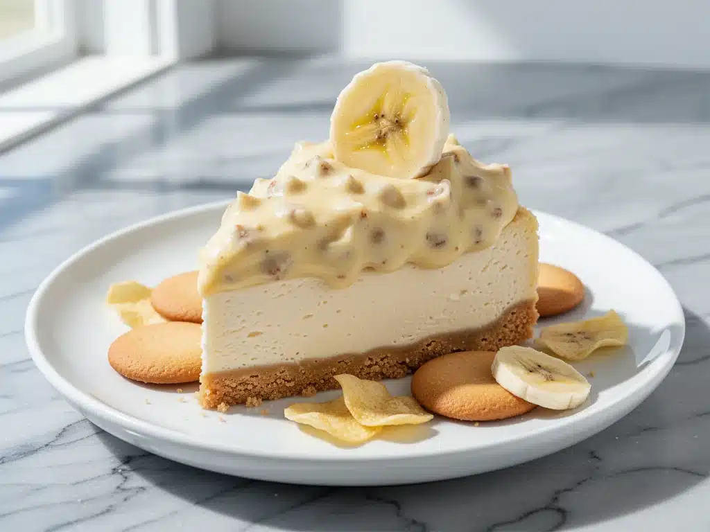 No-Bake Banana Pudding Cheesecake - featured image