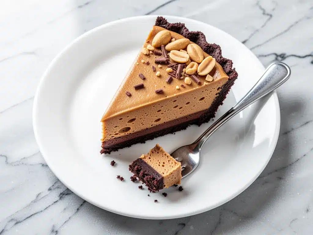 No-Bake Chocolate Peanut Butter Pie: 5-Ingredient Easy Dessert 4 no-bake chocolate peanut butter pie preparation steps