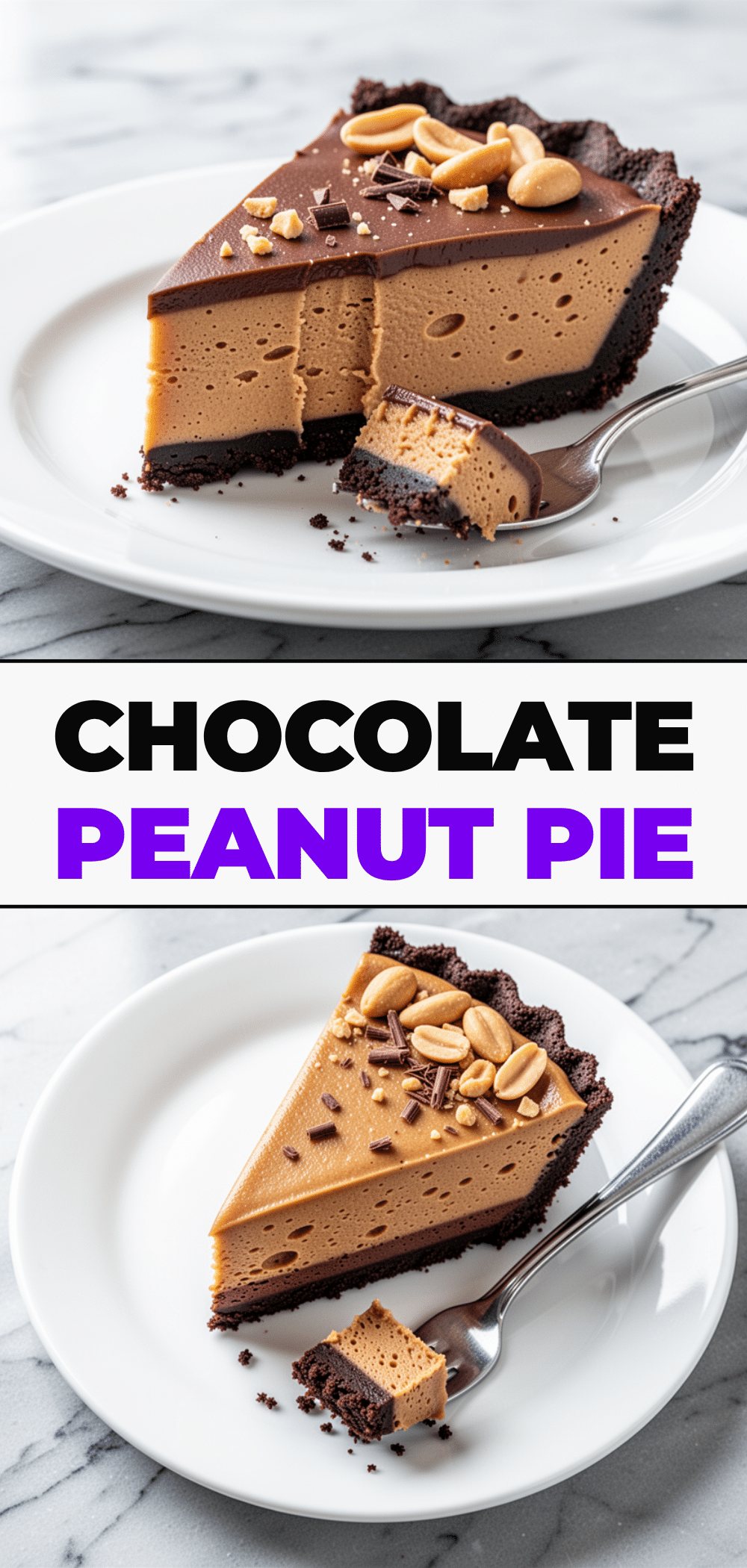 No-Bake Chocolate Peanut Butter Pie: 5-Ingredient Easy Dessert 5 no-bake chocolate peanut butter pie recipe