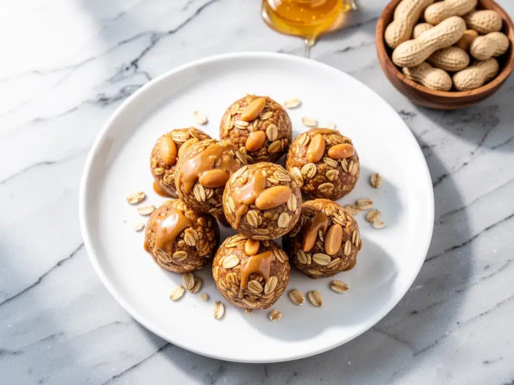 No-Bake Peanut Butter Granola Bites: 5-Ingredient Snack 4 no-bake peanut butter granola bites preparation steps