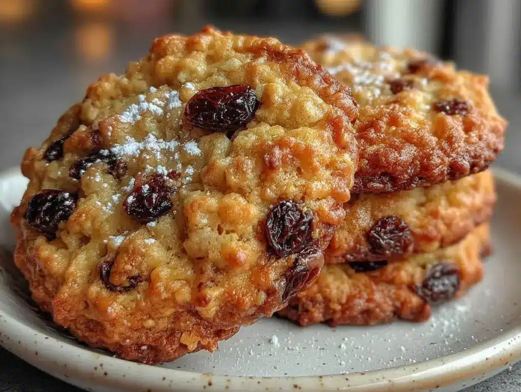 oatmeal raisin cookies - featured image