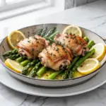 One Pan Lemon Garlic Chicken Thighs - featured image