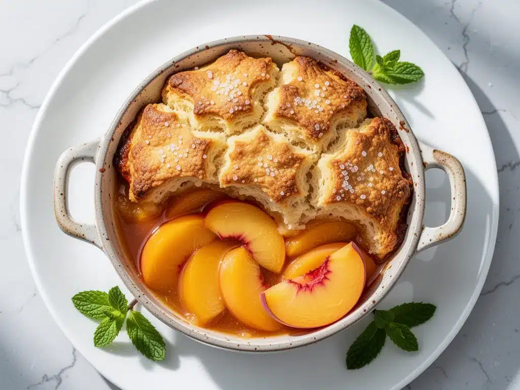 Peach Cobbler: Easy Better Than Takeout Recipe 4 peach cobbler preparation steps