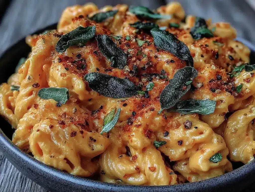 pumpkin cream pasta - featured image