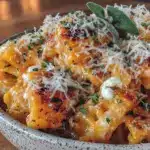 pumpkin pasta bake - featured image
