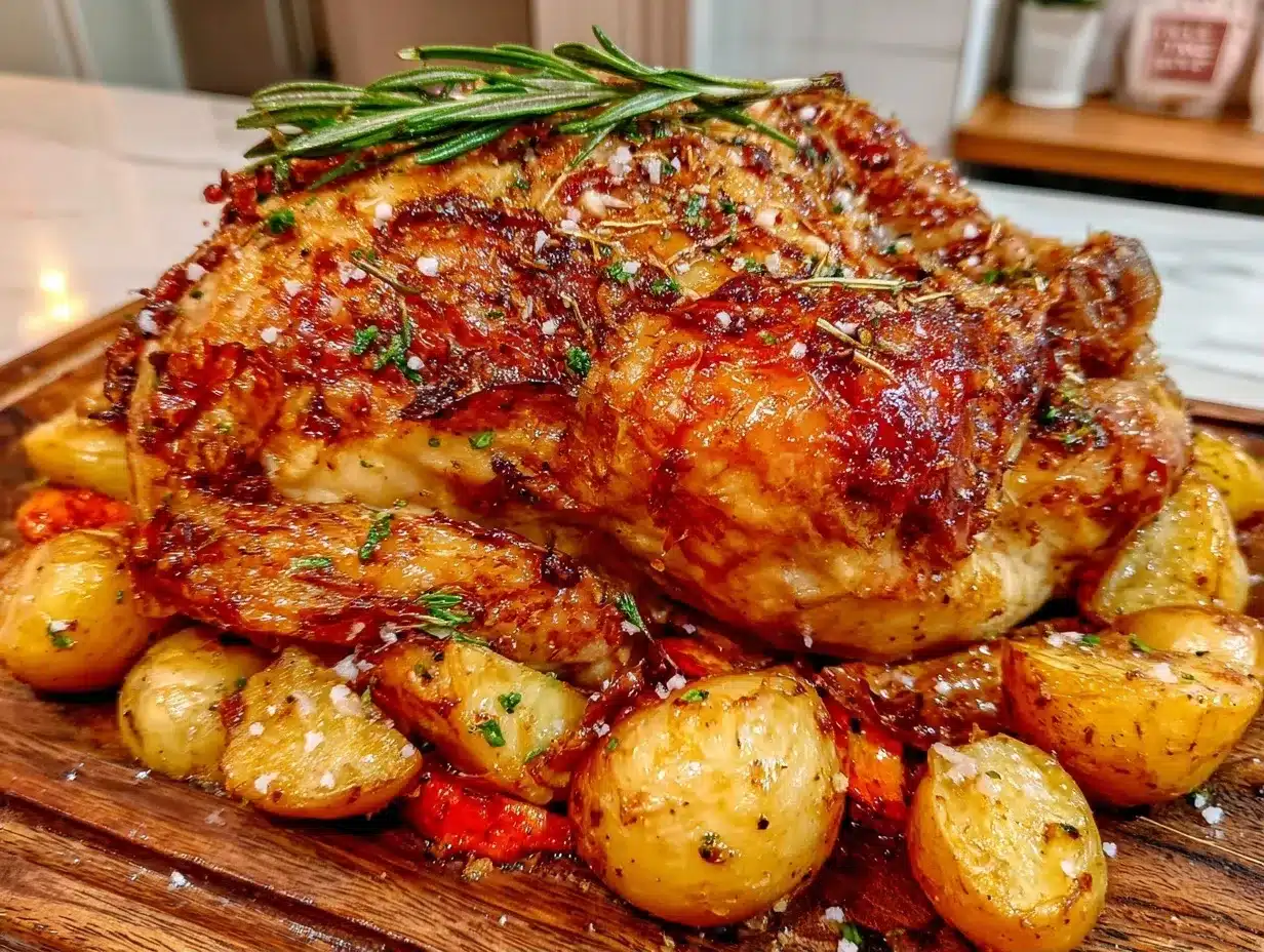 Roasted Chicken with Rosemary and Root Vegetables 4 roasted chicken with rosemary and root vegetables preparation steps