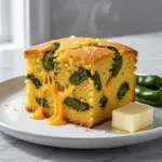 roasted hatch chile cheddar cornbread - featured image