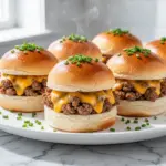 Sausage and Cheddar Breakfast Sliders - featured image