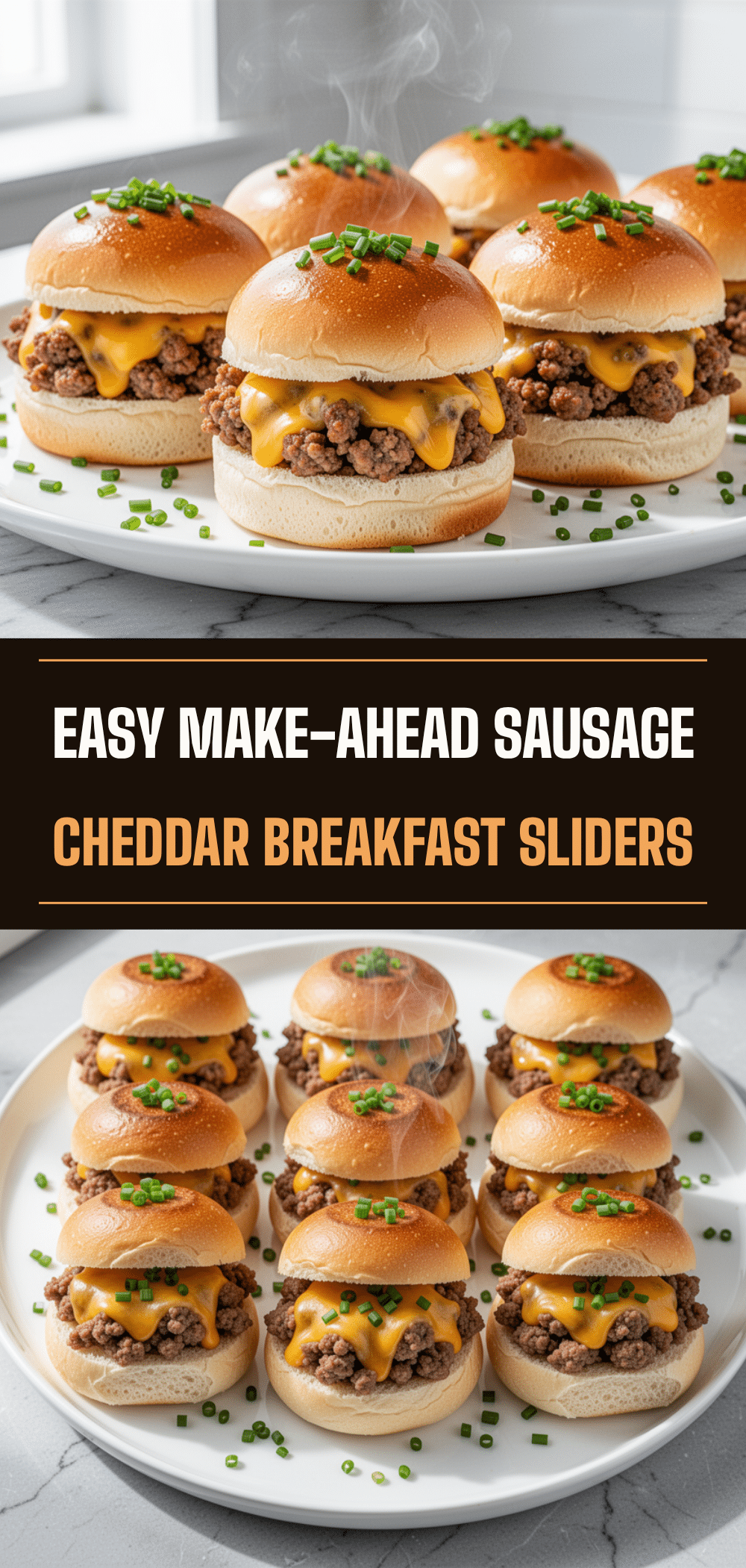 Sausage and Cheddar Breakfast Sliders: 5-Minute Easy Morning Bites 5 Sausage and Cheddar Breakfast Sliders recipe