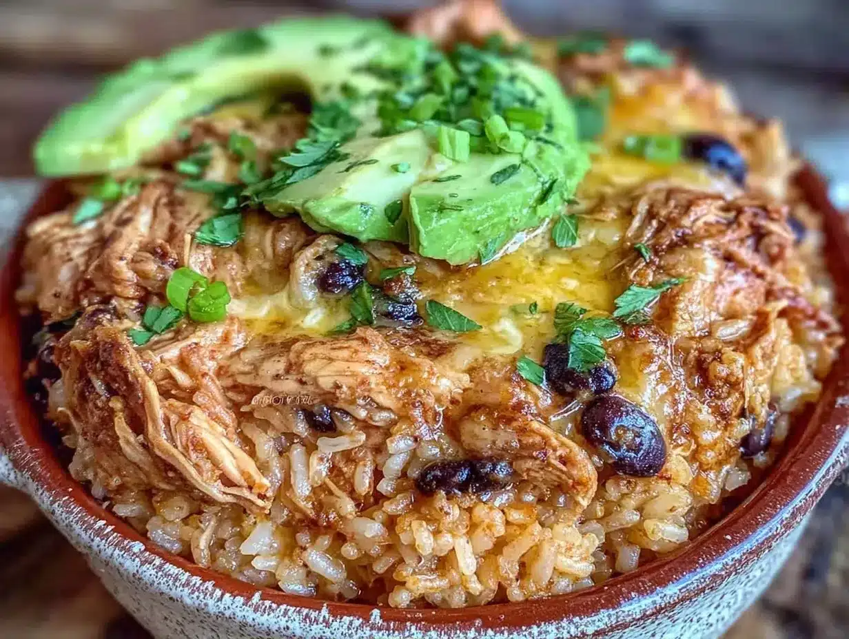 Shredded Chicken Enchilada Bowl: Easy Beginner Recipe 4 shredded chicken enchilada bowl preparation steps