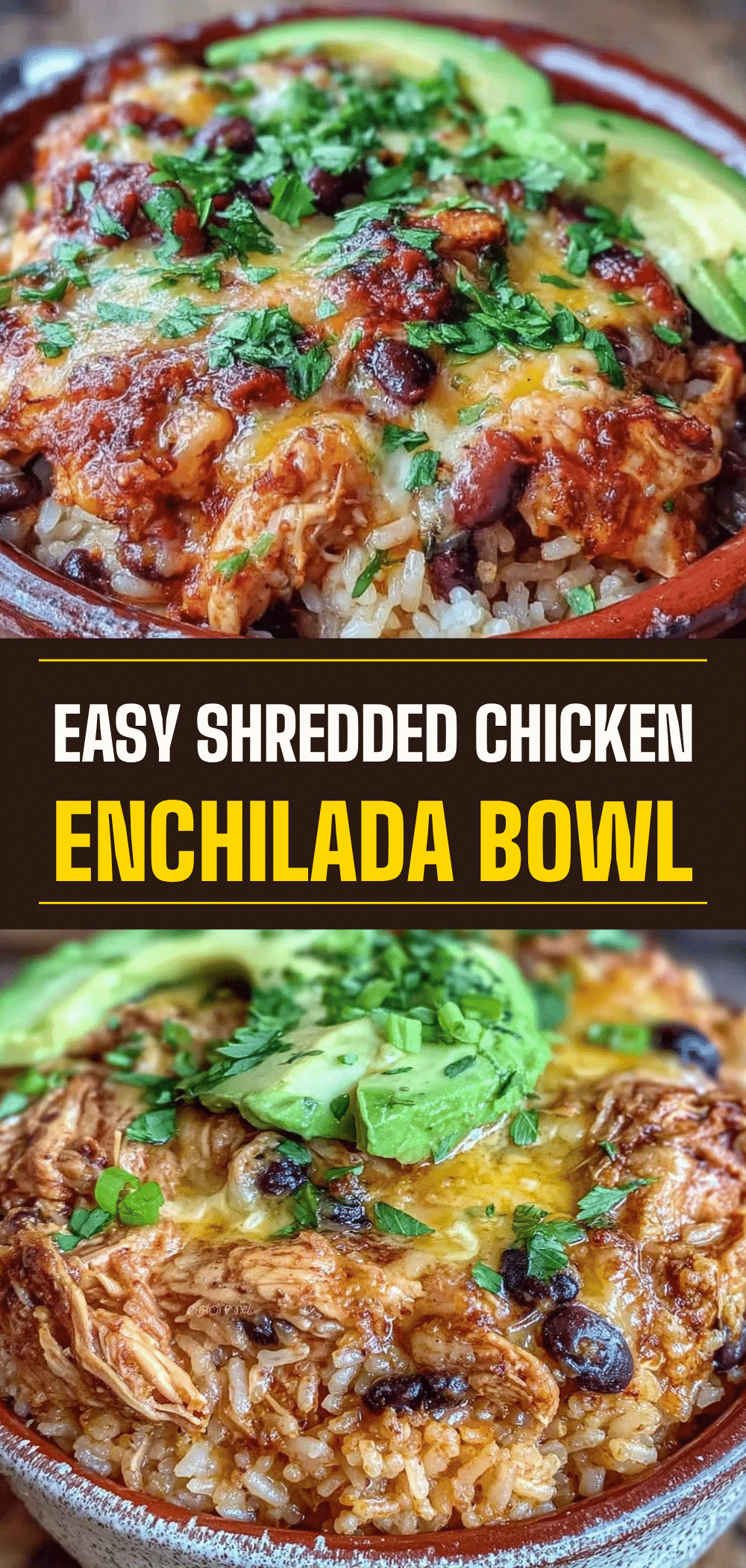 Shredded Chicken Enchilada Bowl: Easy Beginner Recipe 5 shredded chicken enchilada bowl recipe