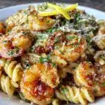 shrimp pasta - featured image