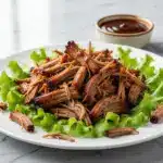 slow cooker brown sugar pulled pork - featured image