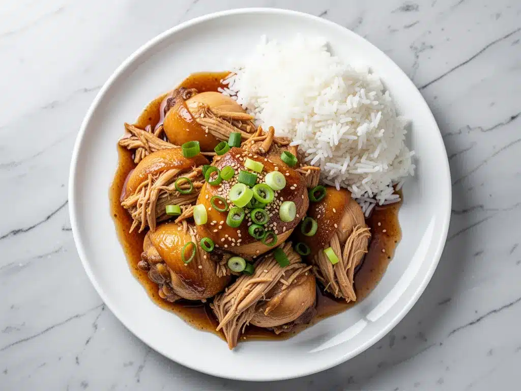 Slow Cooker Honey Garlic Chicken: 5-Ingredient Easy Dinner 4 slow cooker honey garlic chicken preparation steps