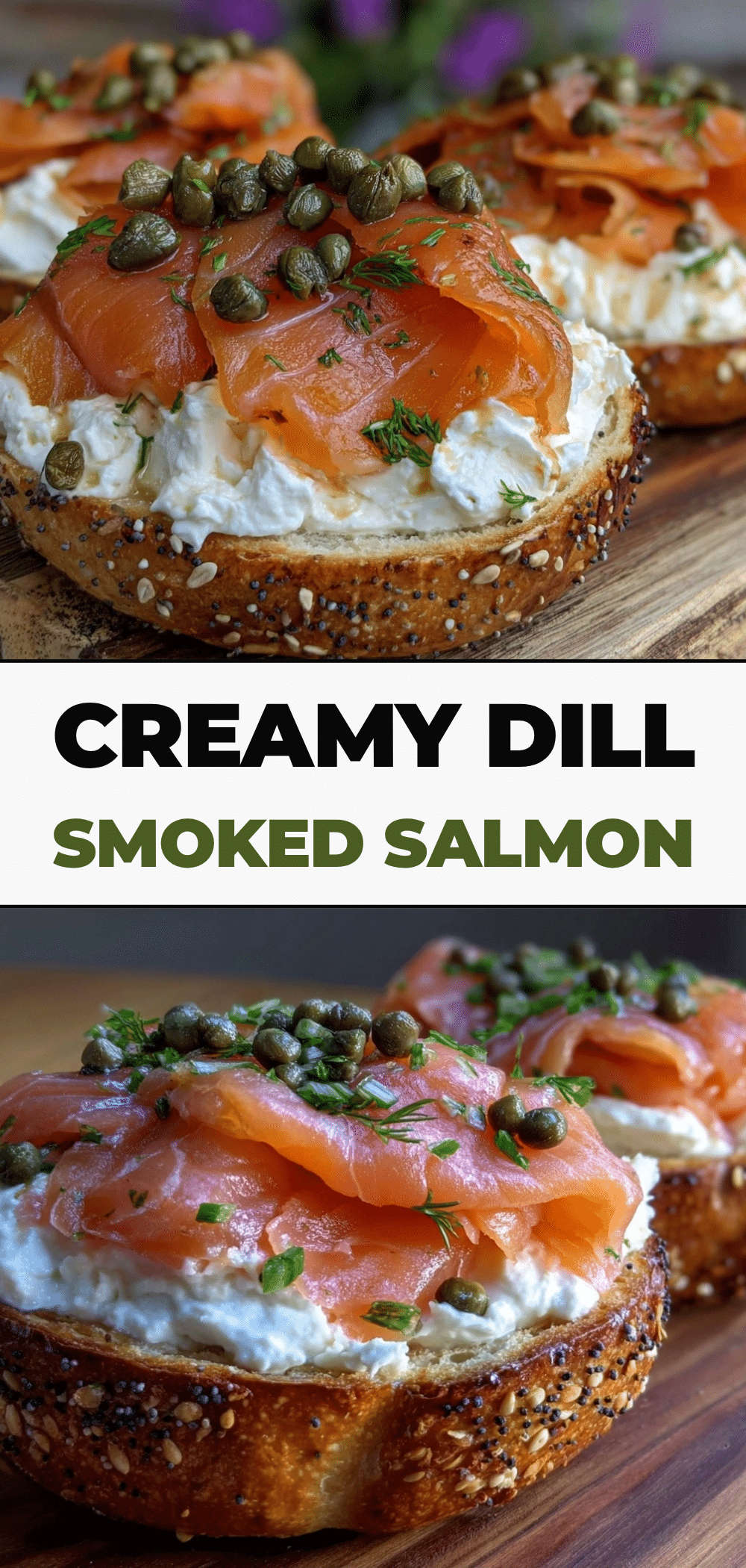 Smoked Salmon Bagel: Easy Dill Cream Cheese Recipe 5 smoked salmon bagel recipe