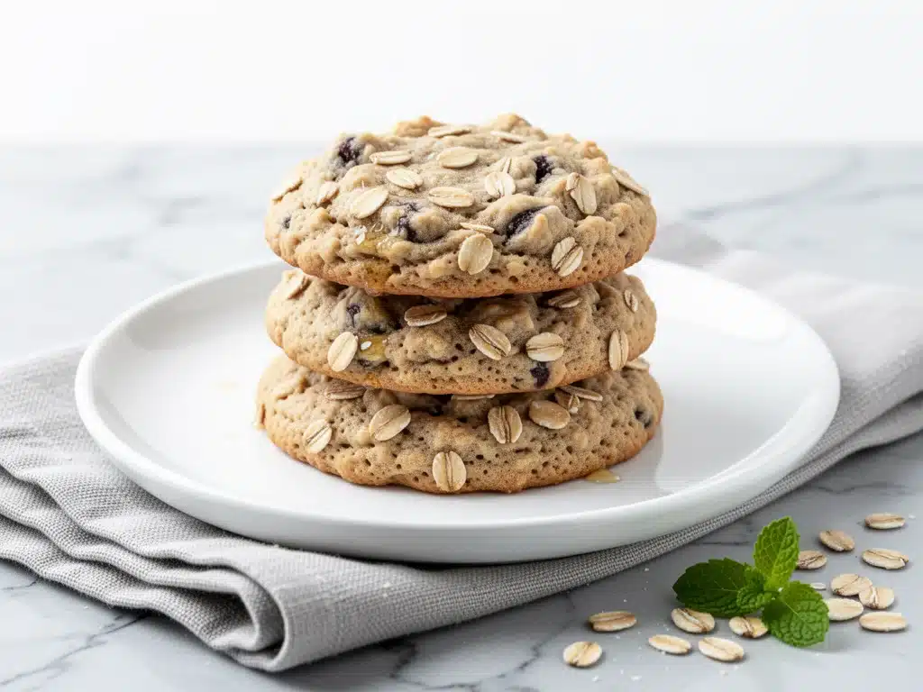 Soft-Baked Banana Oatmeal Breakfast Cookies - featured image